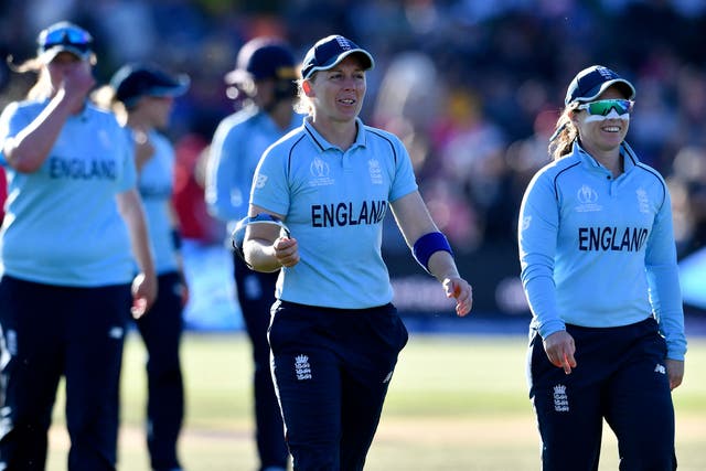 <p>Heather Knight’s England came up short in the final against Australia </p>