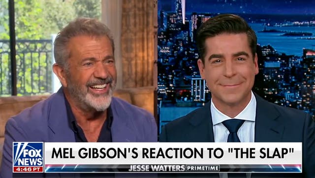 <p>Mel Gibson interview awkwardly cut off after he’s asked about Will Smith hitting Chris Rock</p>