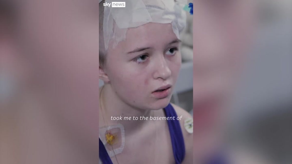 Cute Teen Girls Russian - 13-year-old Ukrainian girl survives shrapnel to the brain | News |  Independent TV
