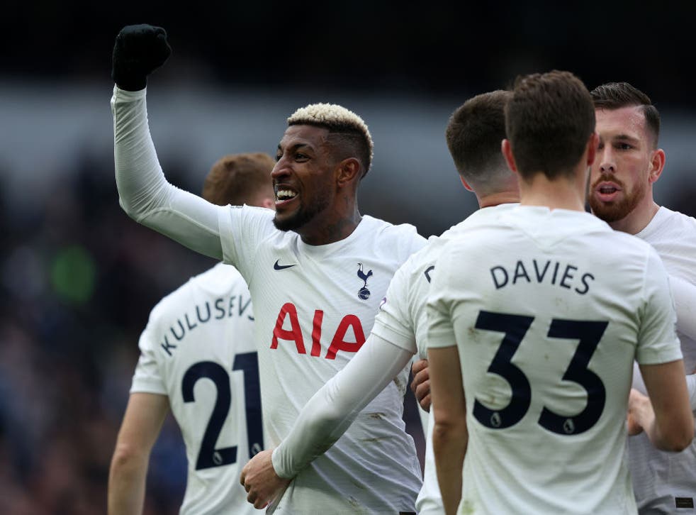 <p>Emerson Royal scored in the rout for Spurs </p>