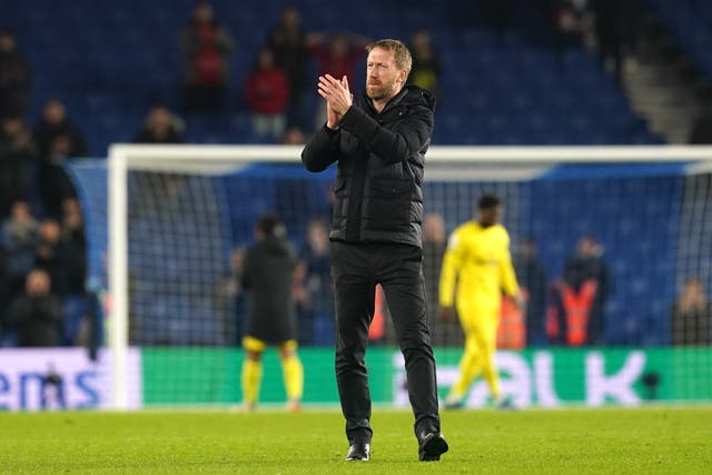 Graham Potter knows Brighton fans have suffered in recent months (Gareth Fuller/PA)