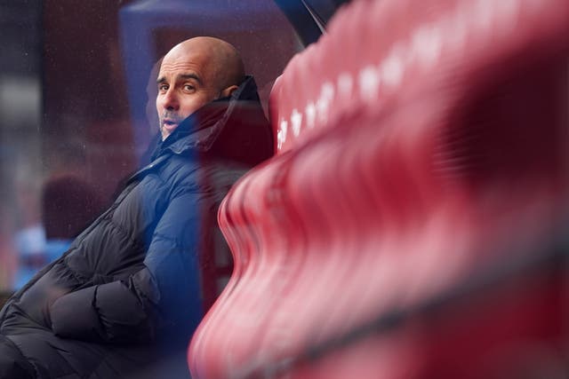 Pep Guardiola admitted he had not known what to expect from his side at Burnley (Martin Rickett/PA)