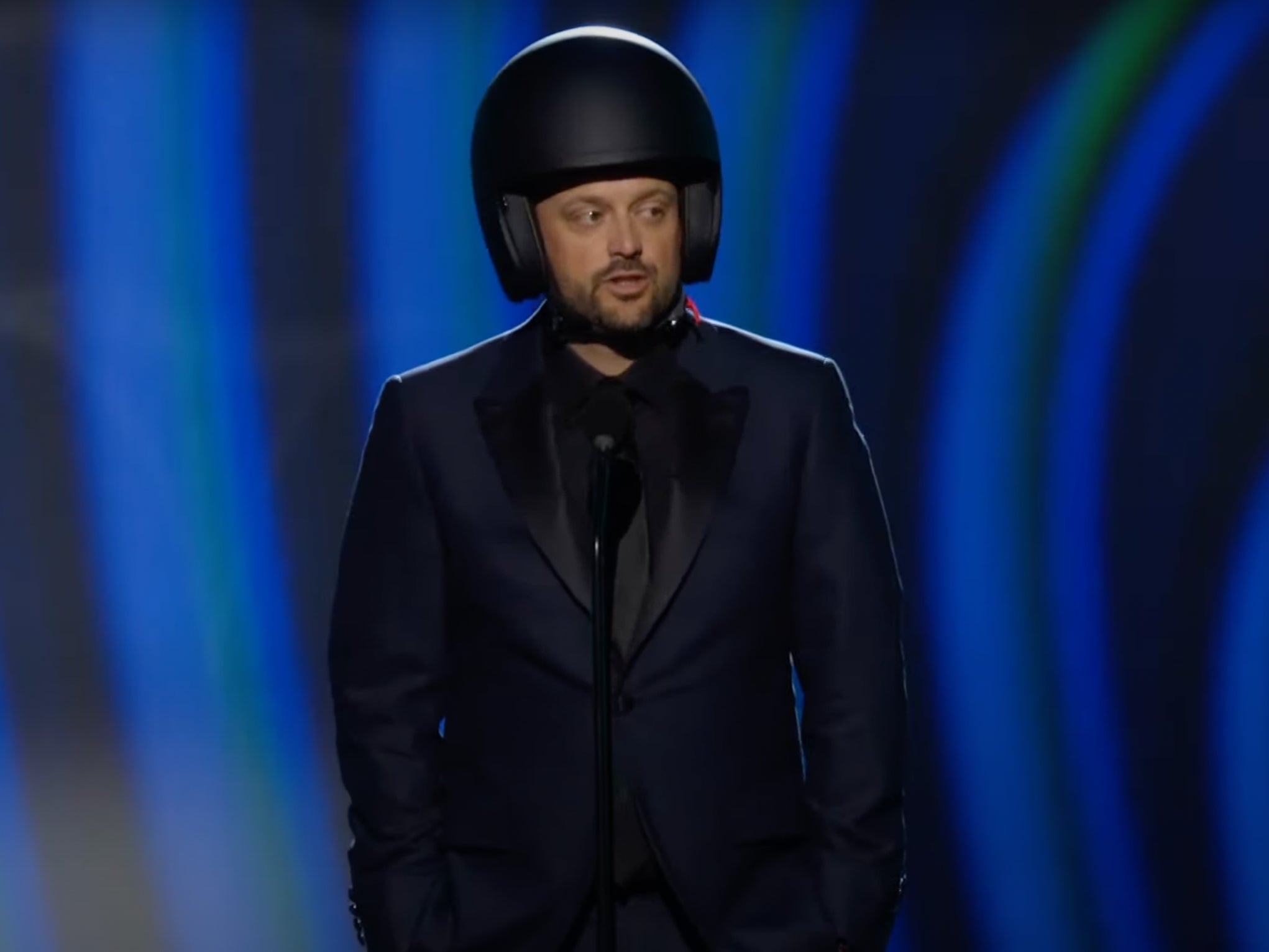 Nate Bargatze at the 2020 Grammy Awards