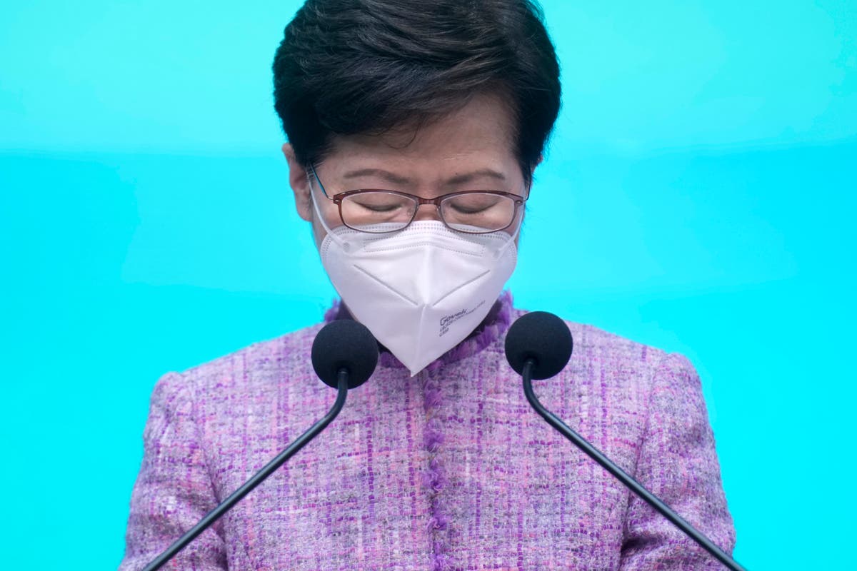 Carrie Lam: Hong Kong leader announces shock retirement amid devastating Covid outbreak