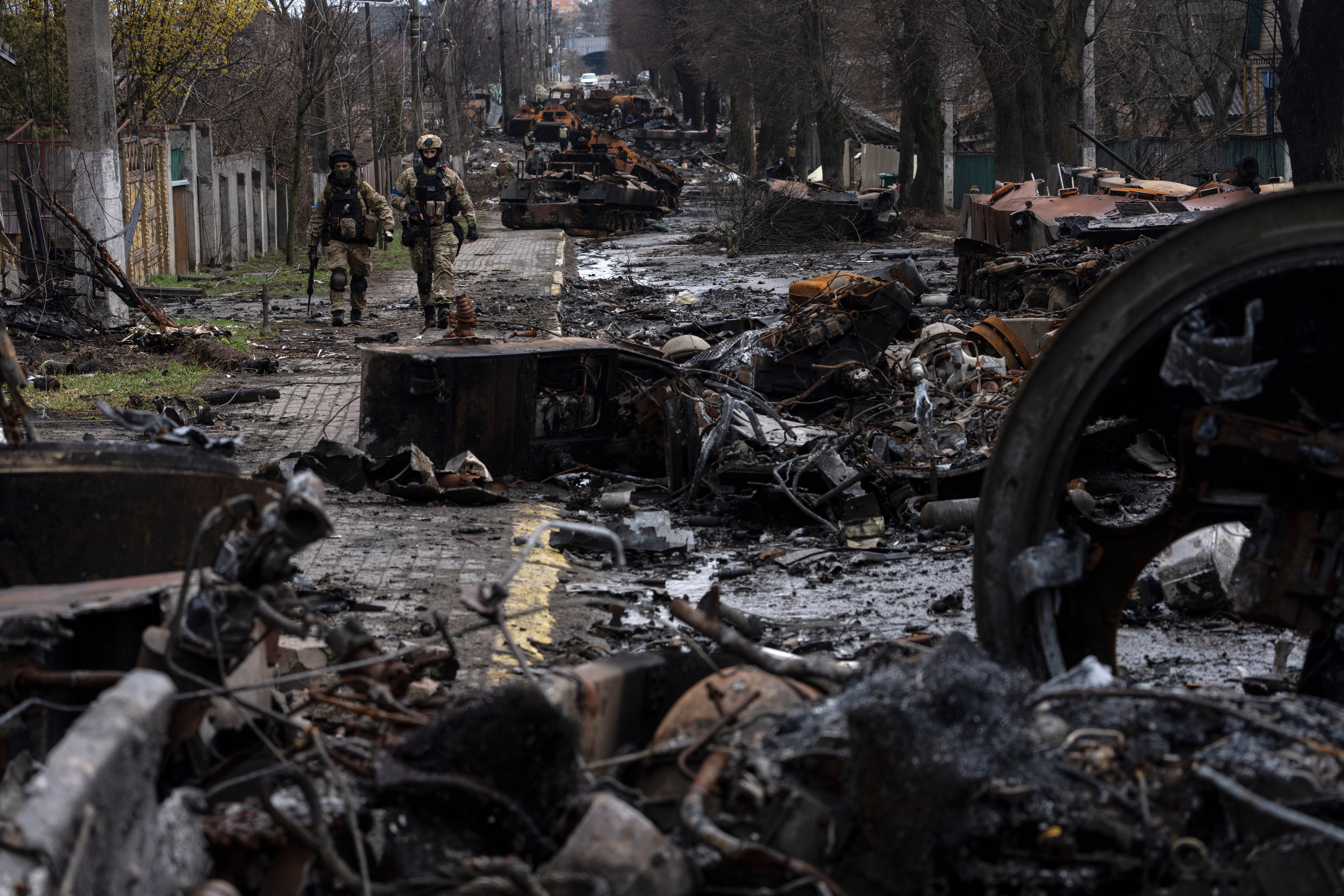 Ukraine accuses Russia of massacre, city strewn with bodies The Independent picture