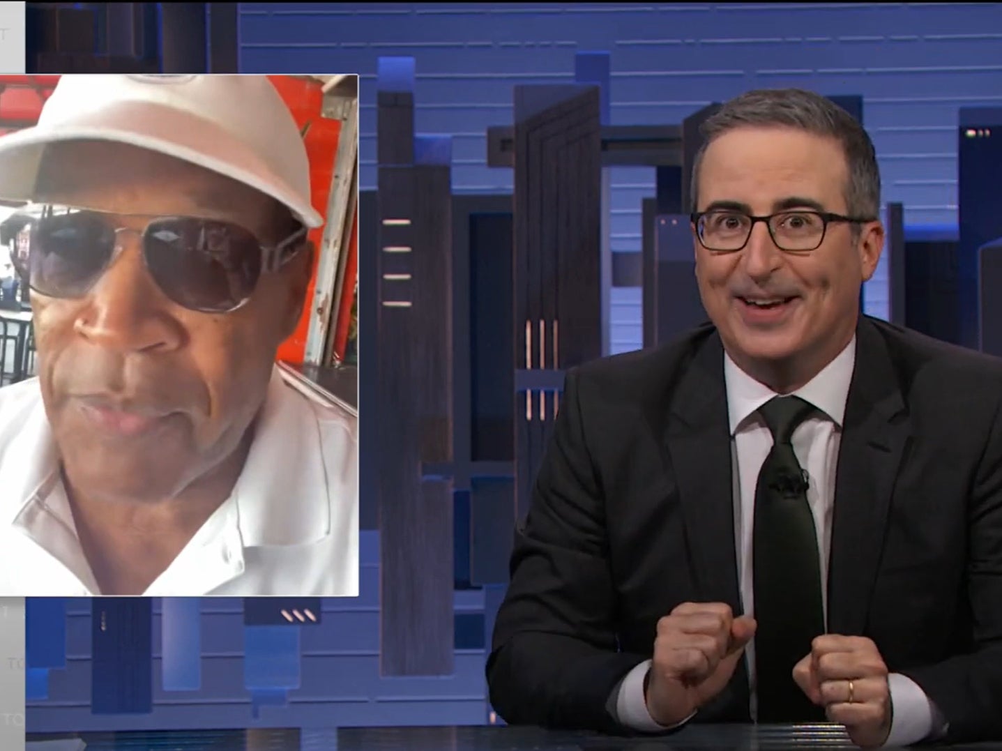 <p>John Oliver on ‘Last Week Tonight'</p>