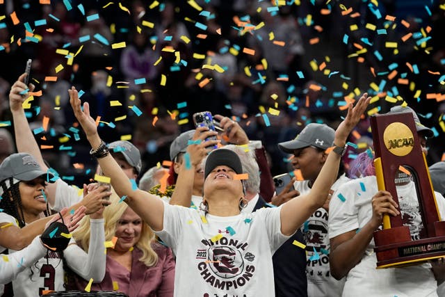 APTOPIX NCAA UConn South Carolina Basketball