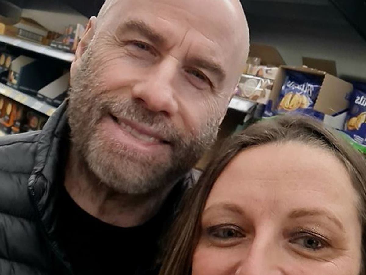 “He came up to me and shook my hand”: John Travolta surprises shoppers at Morrisons, a British supermarket, with his appearance