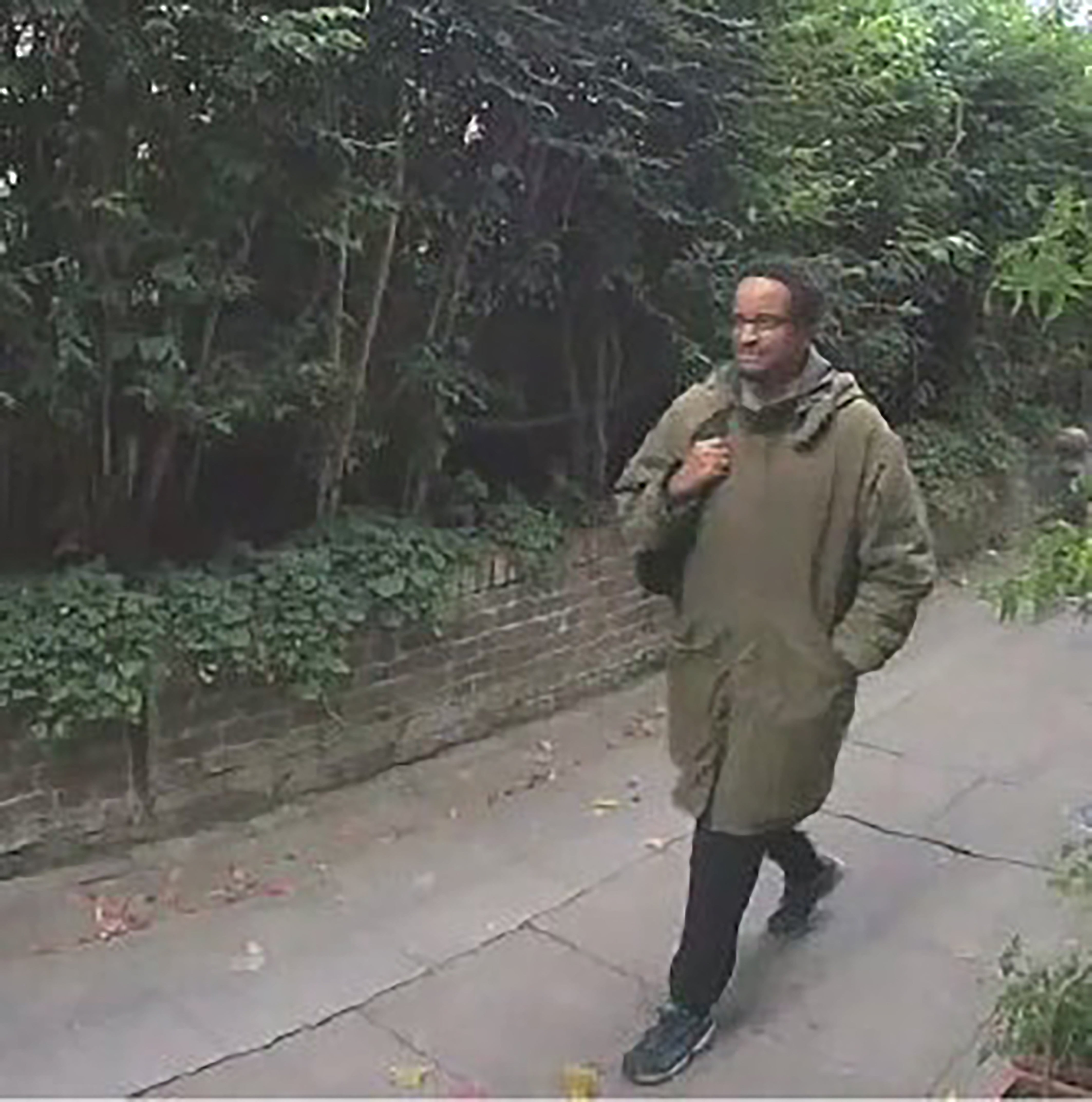 Terror suspect Ali caught on CCTV making his way from his home in Kentish Town to Essex on the day of the murder (Metropolitan Police/PA)