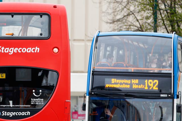 Thirty-one areas in England have been selected for the latest round of Government funding to boost bus services (Dave Thompson/PA)