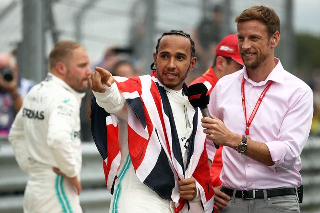 <p>Jenson Button believes Lewis Hamilton is a more complete driver than Max Verstappen </p>
