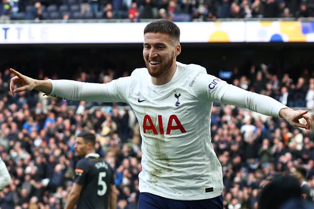 <p>Matt Doherty is going through a purple patch for Spurs </p>
