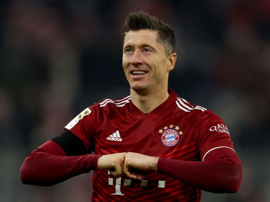 Robert Lewandowski has spent eight seasons at Bayern Munich