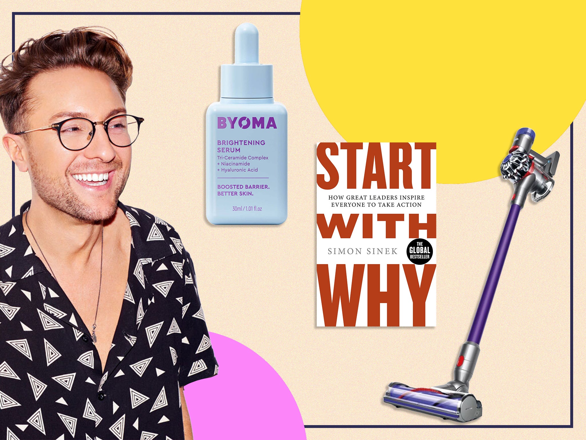 From the vacuum he uses to hoover up his French bulldog’s hair to his ride-or-die beauty buy