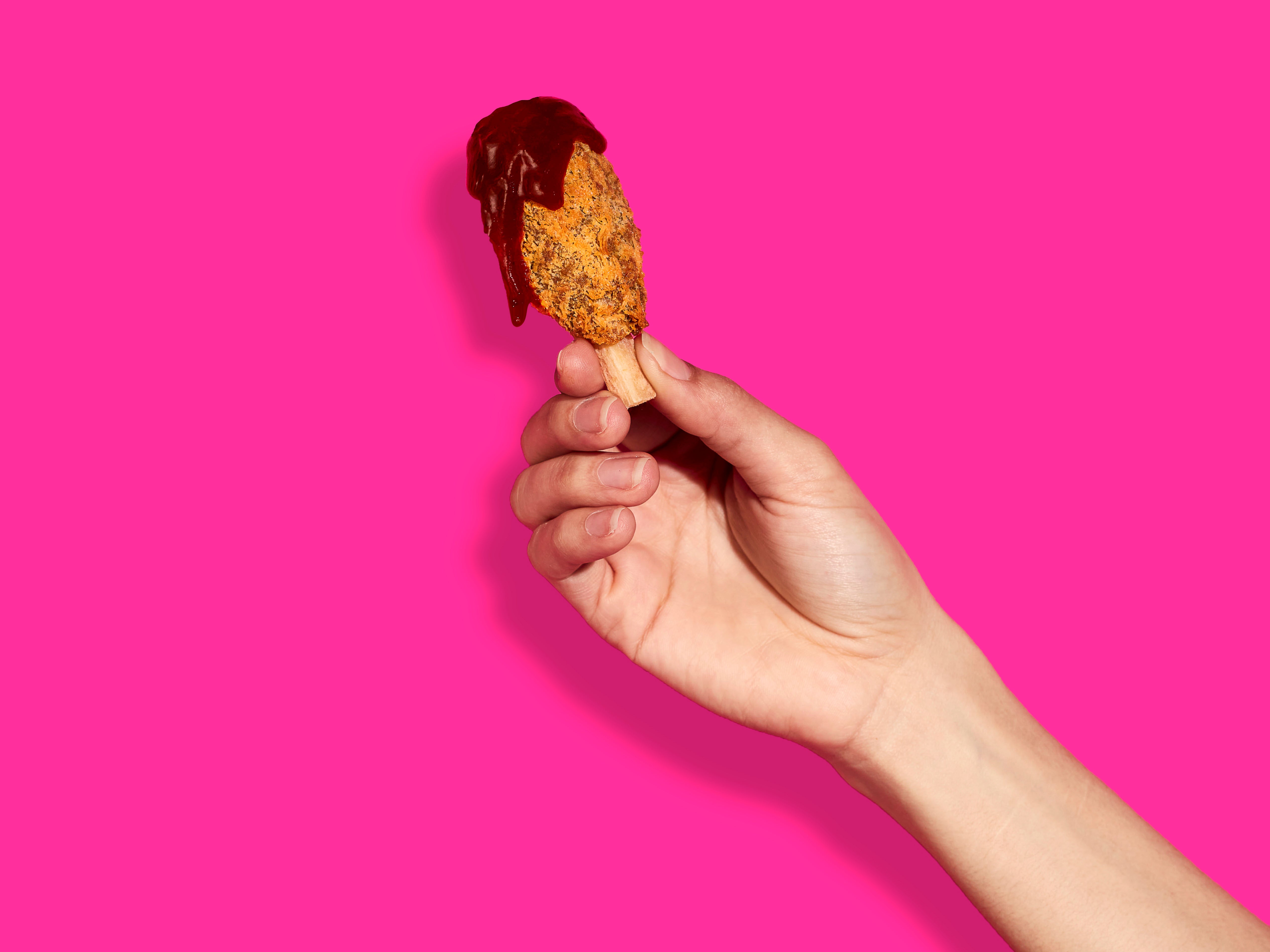 Biff’s plant-based chicken wings with a realistic ‘bone'