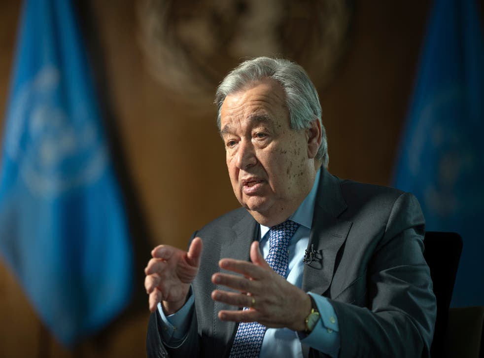 <p>United Nations Secretary-General Antonio Guterres</p>