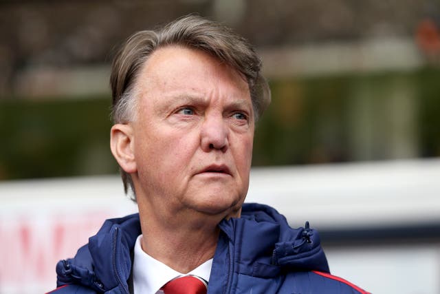 Louis Van Gaal was shown a lot of support on Monday (Adam Davy/PA)