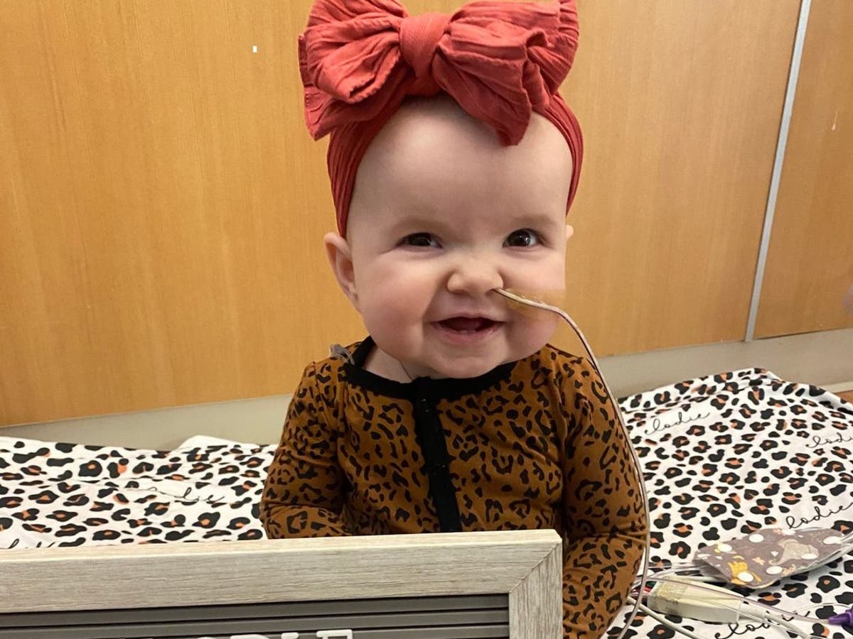 Baby finally gets heart transplant after waiting seven months in hospital
