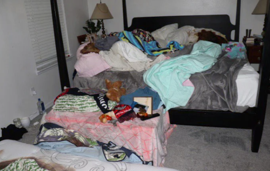 This photo shows the room where Anthony Todt allegedly killed his family