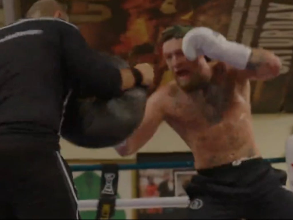‘I’m gonna break a head with these’: Conor McGregor releases new training footage ahead of UFC return