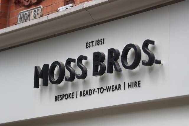 Men’s formalwear brand Moss Bros has said it plans to open new stores after earnings rebounded amid the company’s continued pandemic recovery (PA)