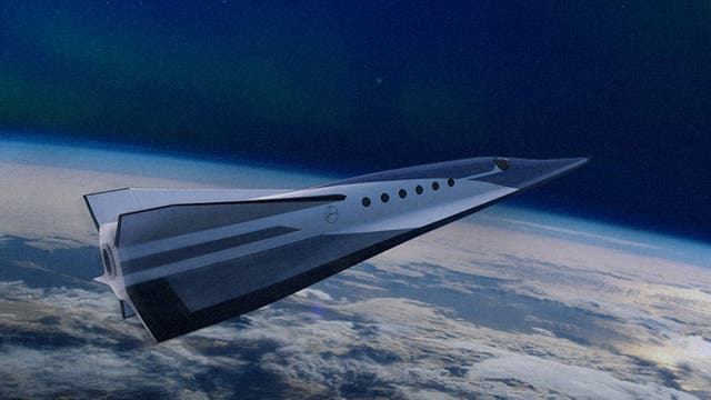 <p>Space Transportation's hypersonic aircraft design</p>