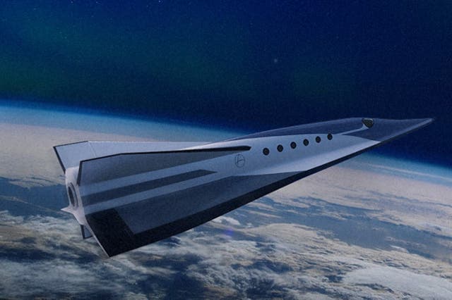 <p>Space Transportation's hypersonic aircraft design</p>