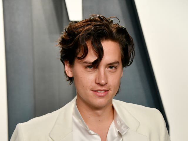 <p>Cole Sprouse attends the 2020 Vanity Fair Oscar Party</p>