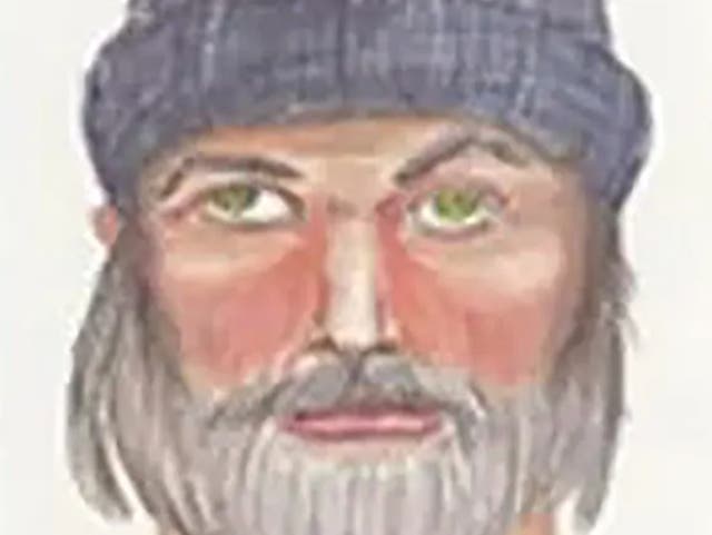 <p>Un dibujo policial del “Asesino de la I-65”, un asesino en serie que merodeó las autopistas de Indiana, Kentucky y Ohio a finales de la década de 1980</p>