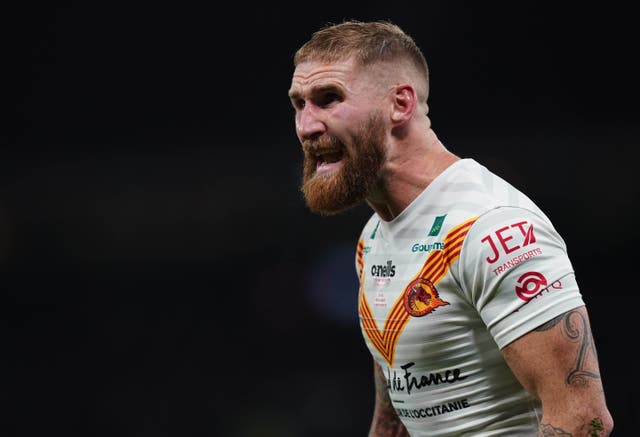 Sam Tomkins is in talks over extending his Catalans stay (Martin Rickett/PA)