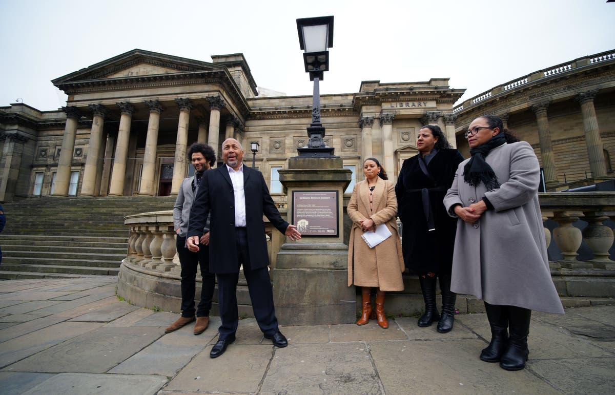 Liverpool street plaque explaining city’s links to slave trade installed