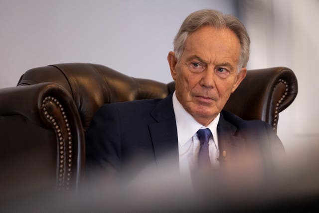 <p>Blair presented New Labour as a broad-based party committed to social justice</p>