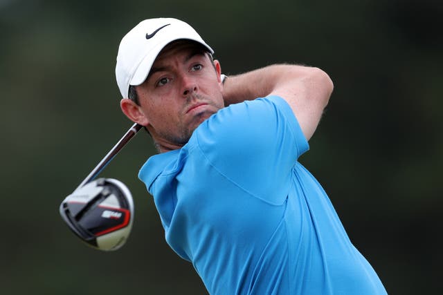 <p>Rory McIlroy will make his eighth attempt to complete a career grand slam by winning the Masters this week (Richard Sellers/PA)</p>