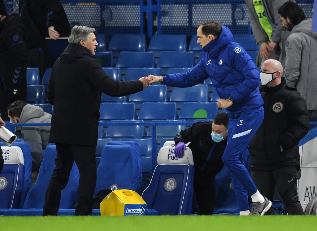 Thomas Tuchel hoping Carlo Ancelotti can be on the touchline at Stamford Bridge