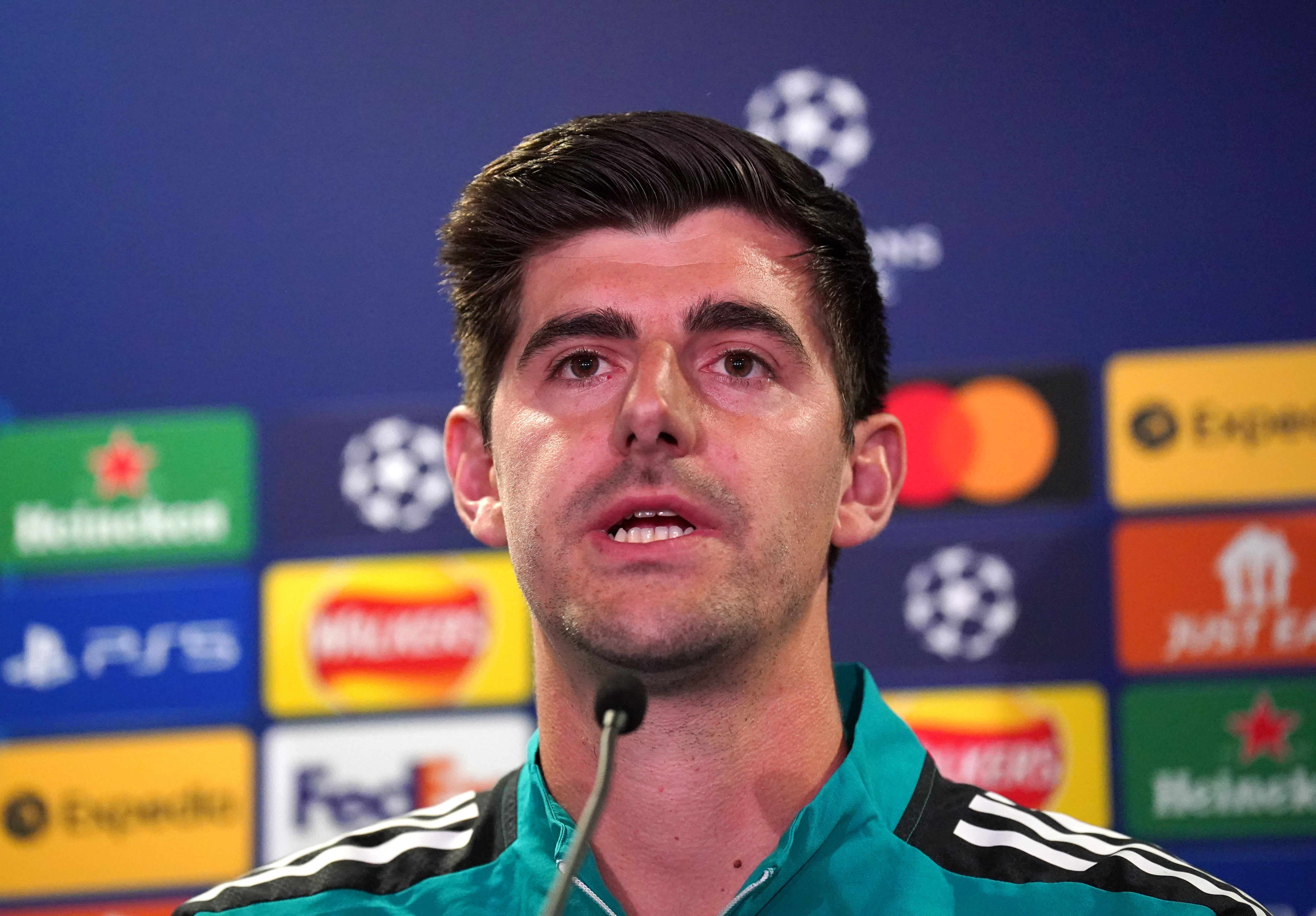 Thibaut Courtois has called on Chelsea’s eventual new owners to keep the Blues at the top of the global game (Jonathan Brady/PA)