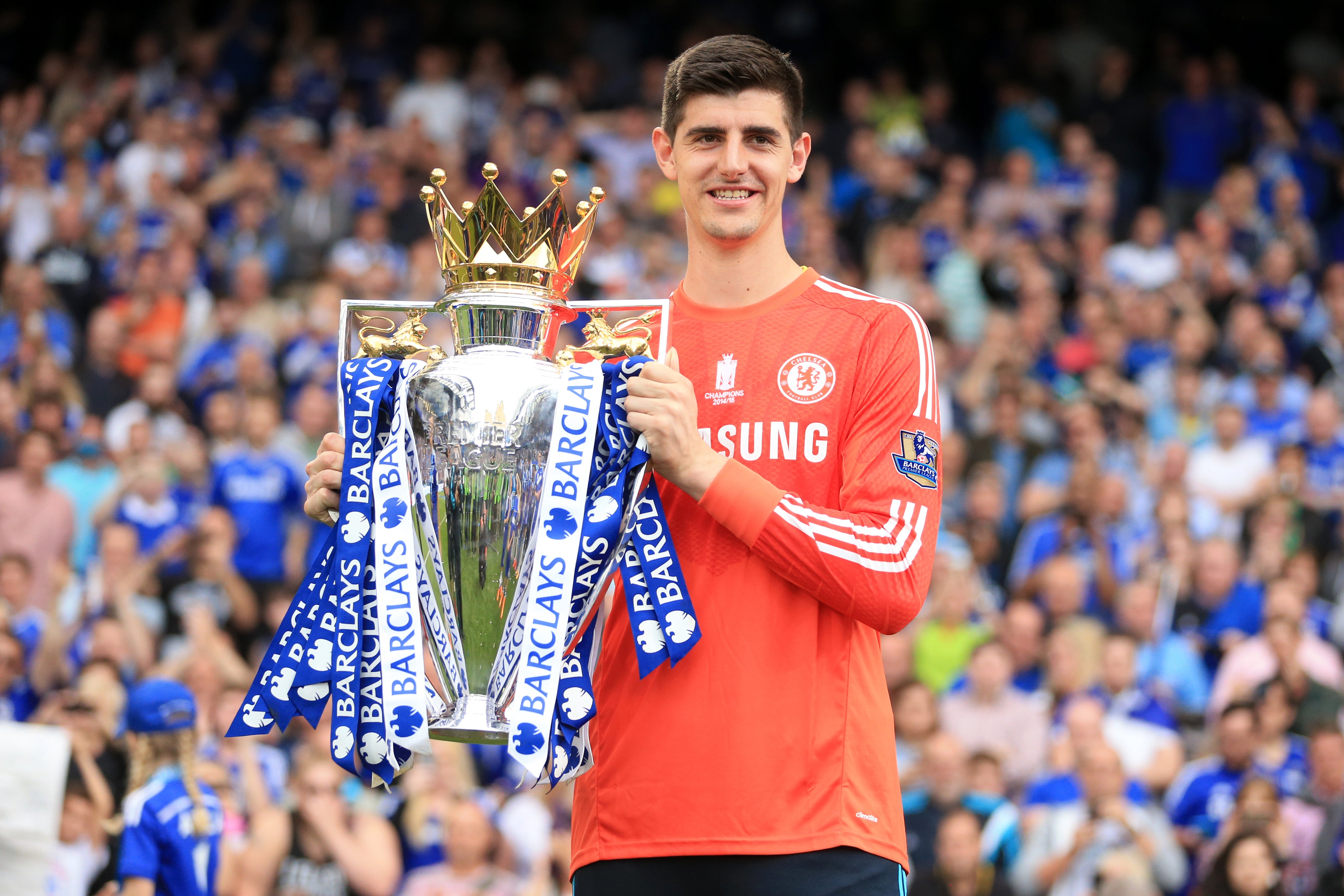 Thibaut Courtois during his spell at Chelsea