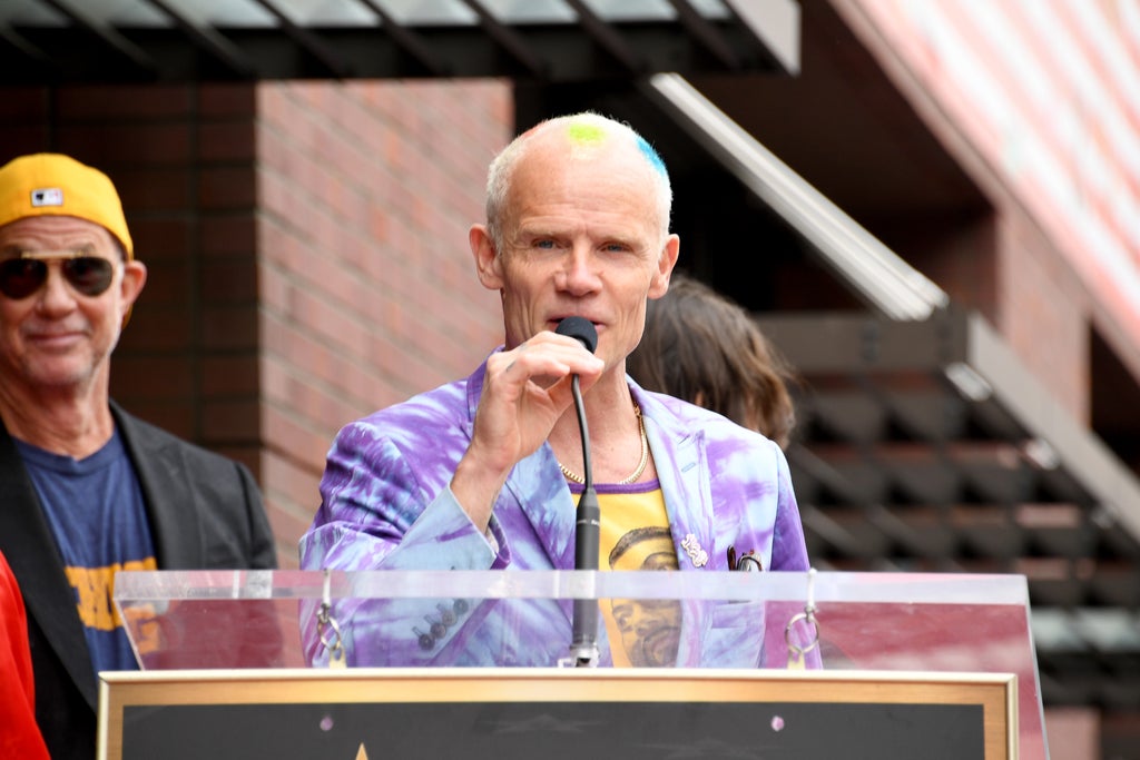 Red Hot Chili Peppers’ Flea says his daughter once used his Grammy as a shovel 
