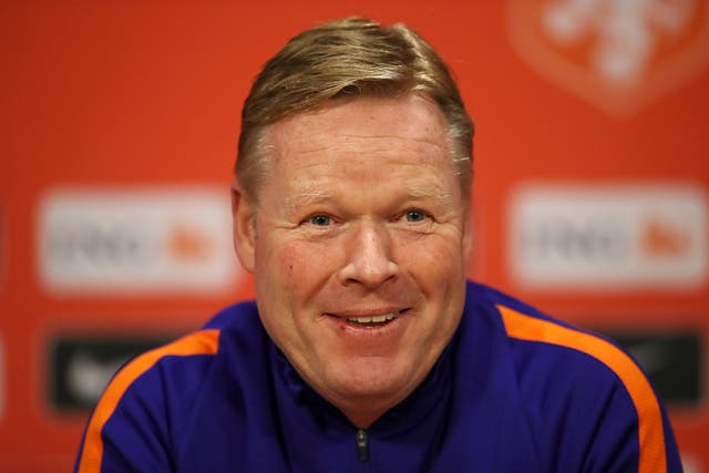 Ronald Koeman will take charge of Holland again (Nick Potts/PA)