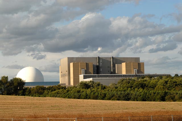 <p>Sizewell nuclear power station in Suffolk, England</p>
