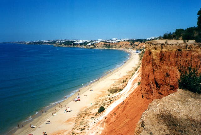 <p>Praia Da Falesia, near Albufeira, Algarve</p>