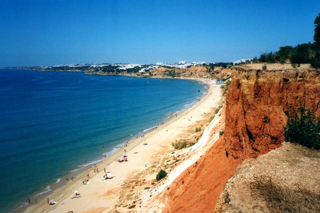 <p>Praia Da Falesia, near Albufeira, Algarve</p>