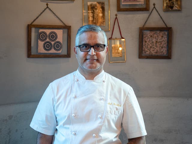 <p>Kochhar was the first Indian chef to ever win a Michelin star, and is often credited with elevating Indian food to a fine dining level</p>