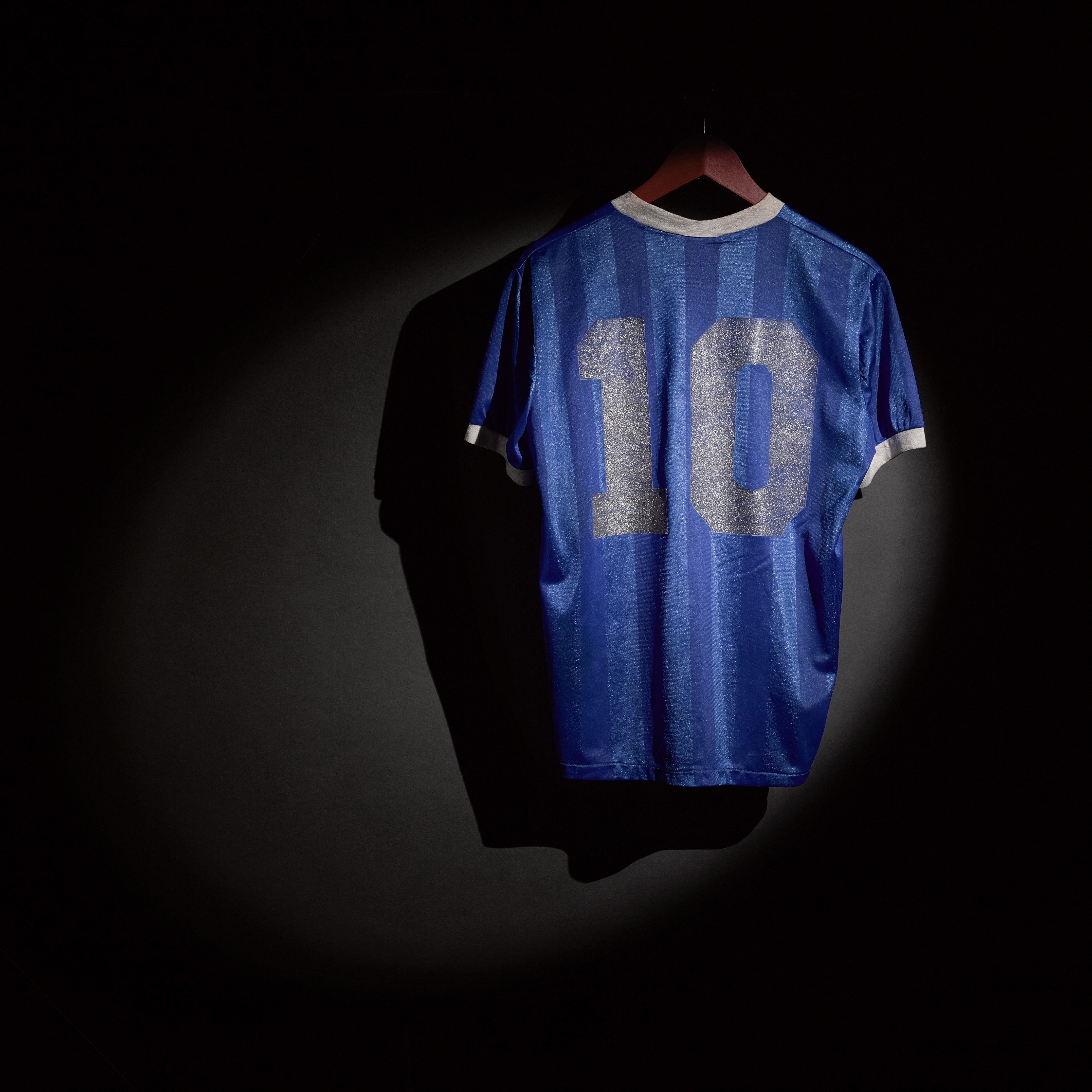 Diego Maradona’s Hand of God shirt is going up for action and could sell for as much as £4m (Sotheby’s/PA)