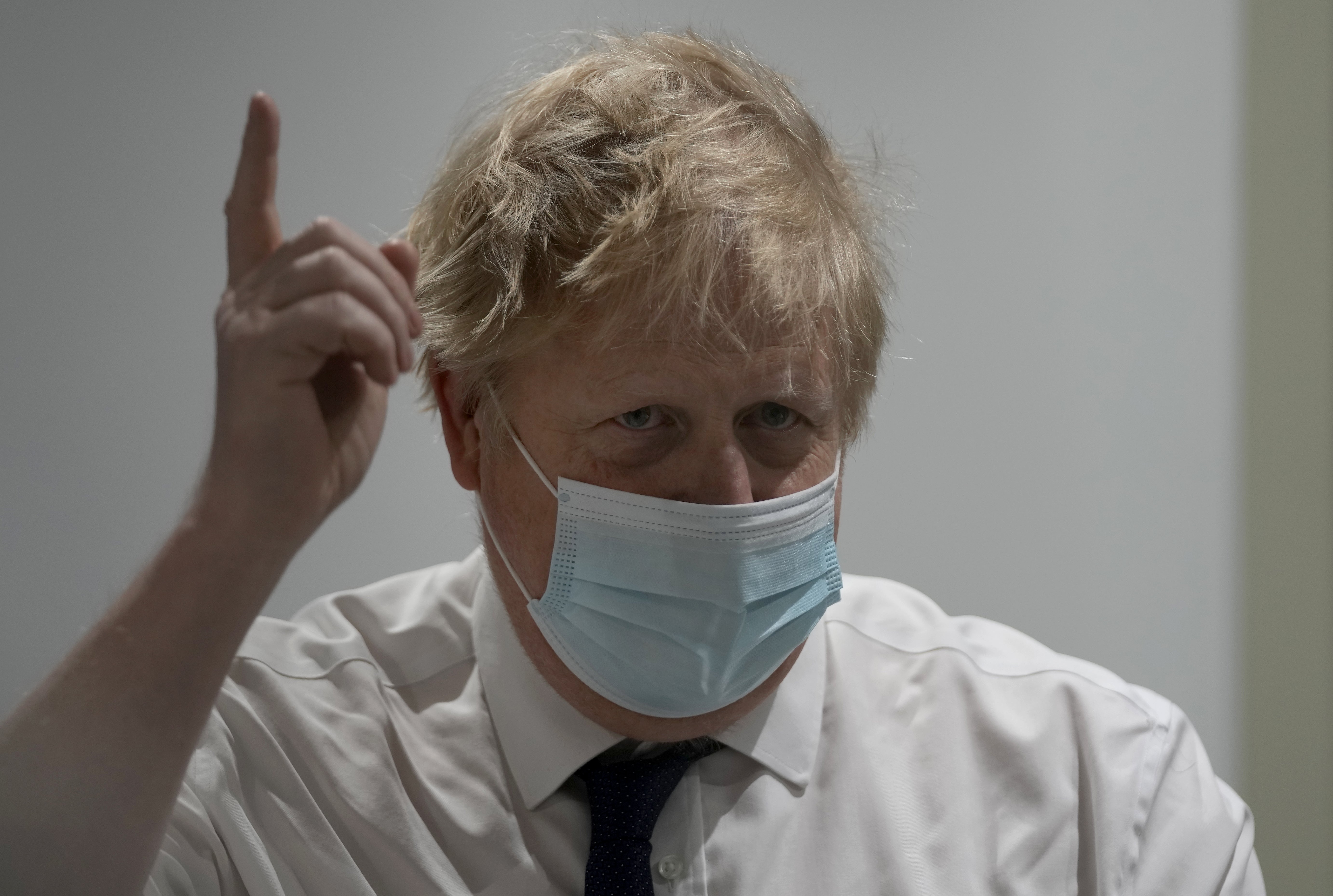Prime Minister Boris Johnson has said he has ‘absolutely no problem’ with increasing national insurance for millions of workers in order to fund the NHS and social care (Frank Augstein/PA)