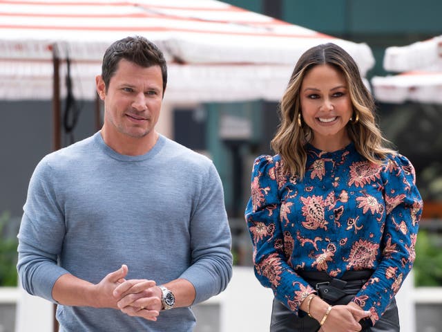 <p>‘The Ultimatum: Marry or Move On’ hosts (and real-life couple) Nick and Vanessa Lachey</p>
