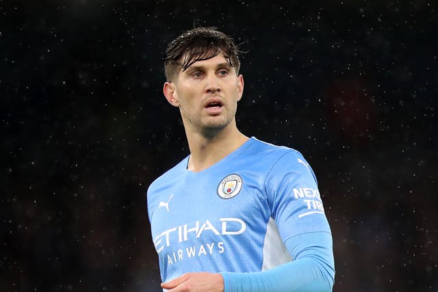 John Stones is avoiding the hype surrounding Manchester City’s clash with Liverpool (Isaac Parkin/PA)