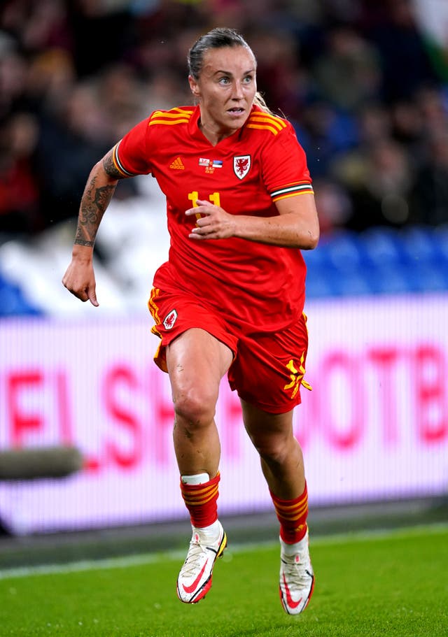 Natasha Harding is set to win her 99th Wales cap in Friday’s World Cup qualifier against France (David Davies/PA)