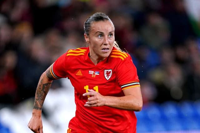 Natasha Harding is set to win her 99th Wales cap in Friday’s World Cup qualifier against France (David Davies/PA)