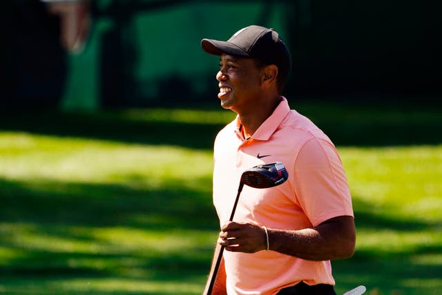 Tiger Woods will contest the Masters less than 14 months after his car accident in Los Angeles (Matt Slocum/AP)
