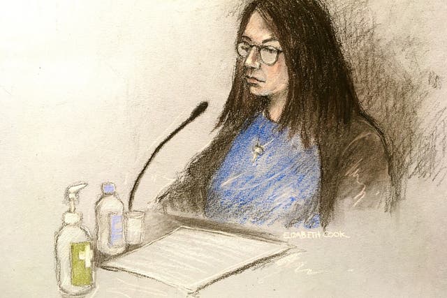 Angharad Williamson claims her partner had threatened to kill her son prior to his death (Elizabeth Cook/PA)